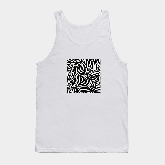 ZEBRA PATTERN Tank Top by onora